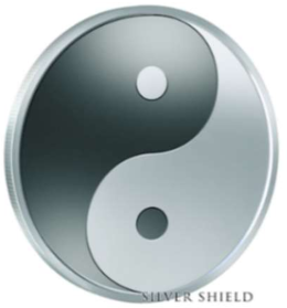 Silver Shield - Eternal Wisdom - Ying Yang